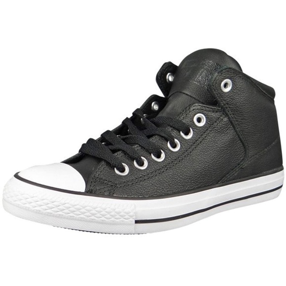 Leather Hi Rise Converse - Picture 1 of 6